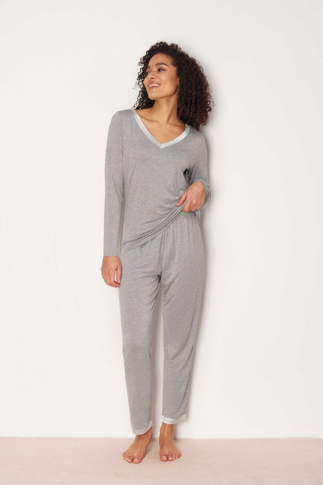 
                  
                    GYS Bamboo Minimalist V - Neck Pajama Set - GYS
                  
                
