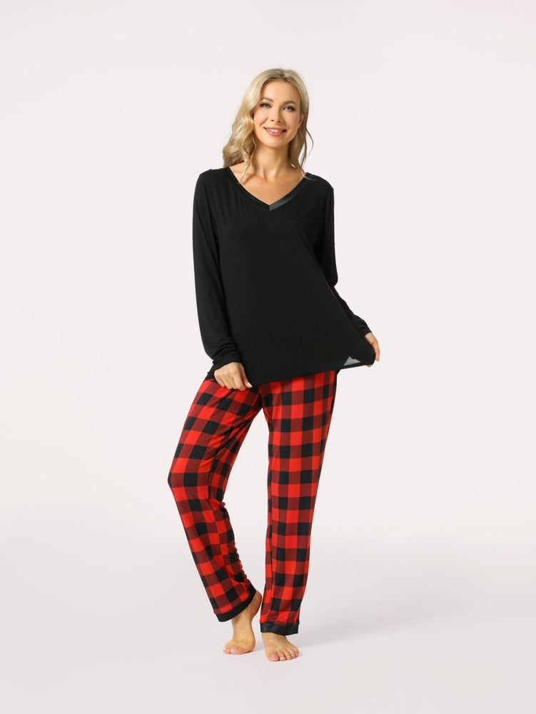 
                  
                    GYS Bamboo Minimalist V - Neck Pajama Set - GYS
                  
                
