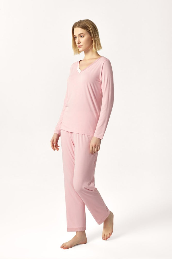 
                  
                    GYS Bamboo Minimalist V - Neck Pajama Set - GYS
                  
                