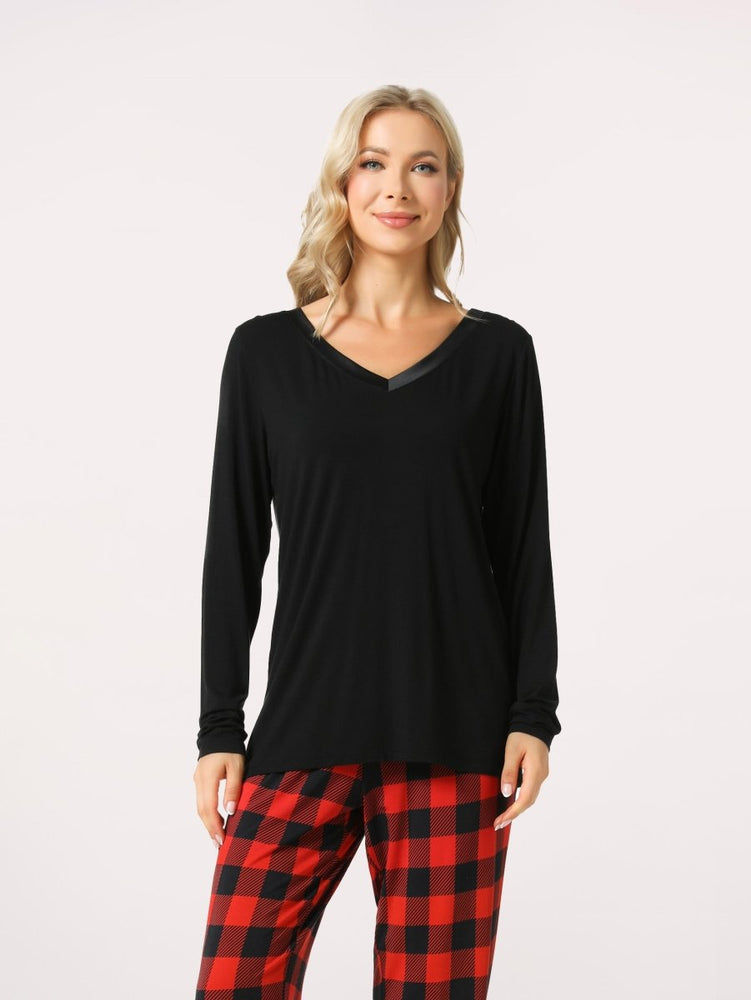 
                  
                    GYS Bamboo Minimalist V - Neck Pajama Set - GYS
                  
                
