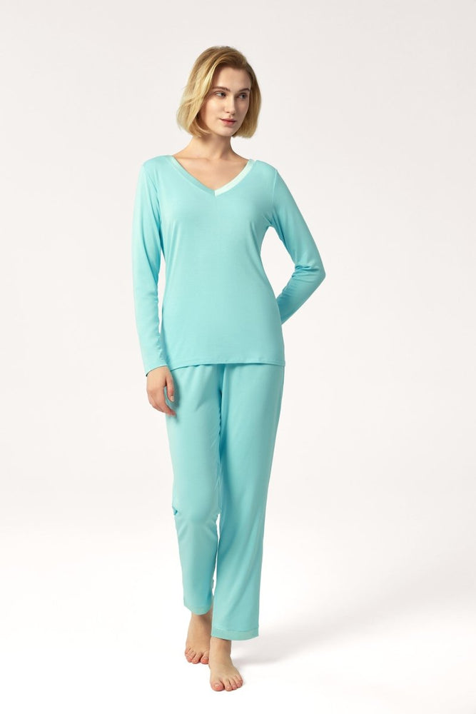 
                  
                    GYS Bamboo Minimalist V - Neck Pajama Set - GYS
                  
                
