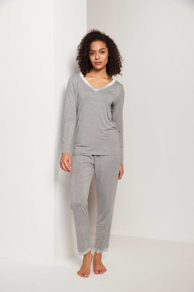 
                  
                    GYS Bamboo Minimalist V - Neck Pajama Set - GYS
                  
                
