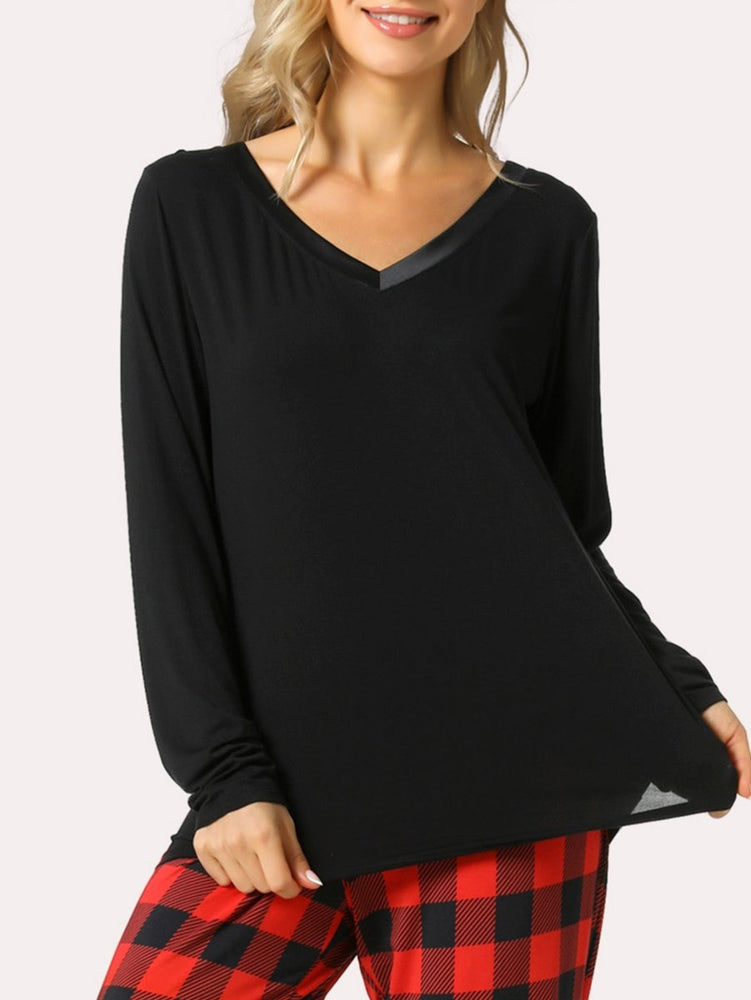 
                  
                    GYS Bamboo Minimalist V - Neck Pajama Set - GYS
                  
                