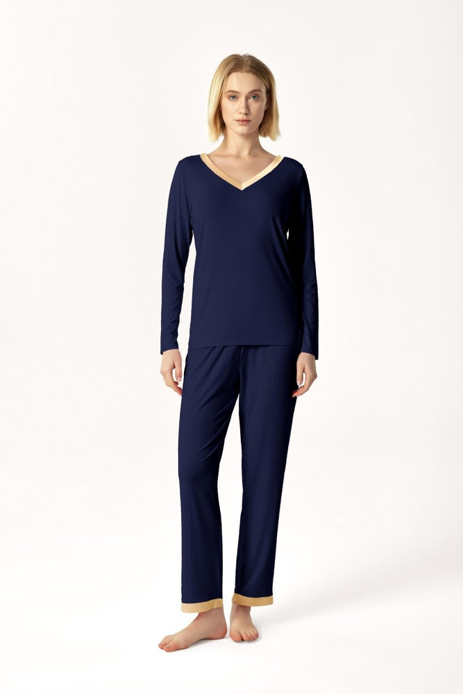 
                  
                    GYS Bamboo Minimalist V - Neck Pajama Set - GYS
                  
                