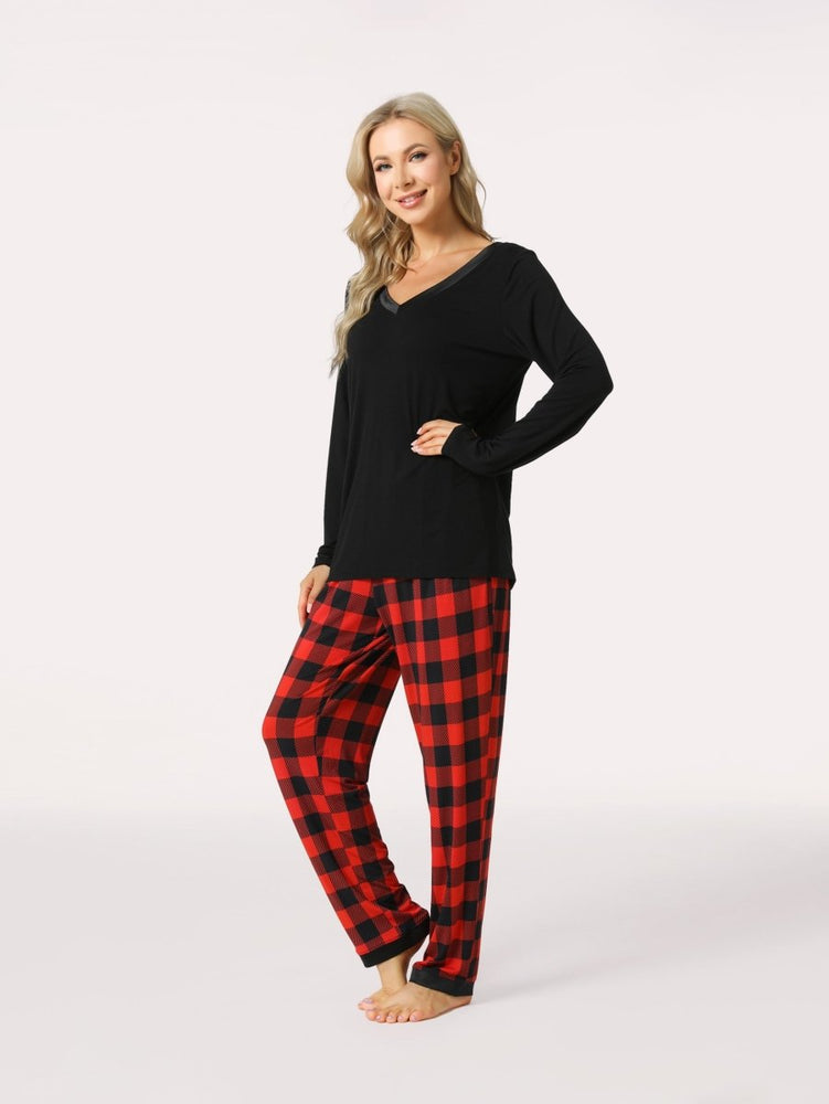 
                  
                    GYS Bamboo Minimalist V - Neck Pajama Set - GYS
                  
                