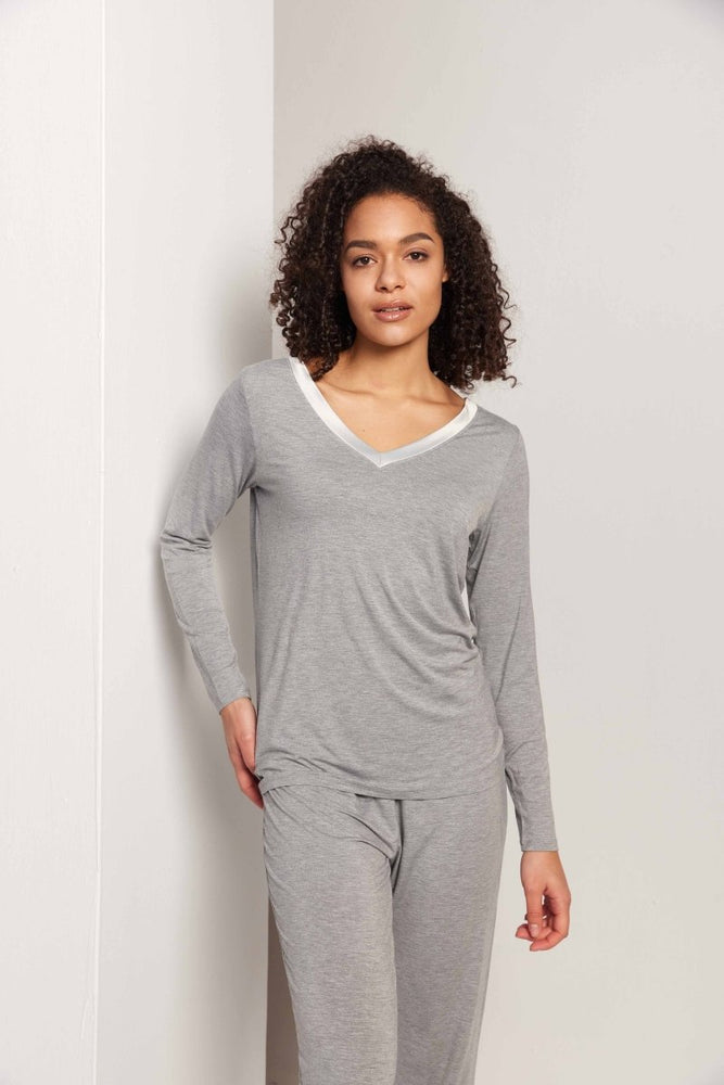 
                  
                    GYS Bamboo Minimalist V - Neck Pajama Set - GYS
                  
                