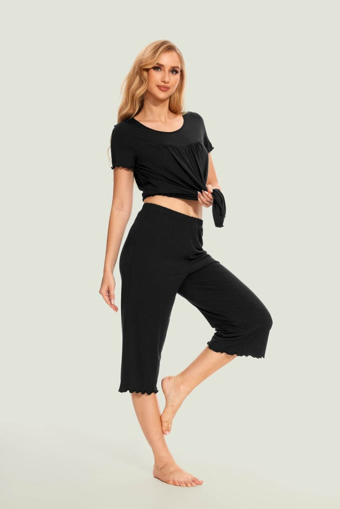 
                  
                    GYS Bamboo Short Sleeves Top With Shorts - GYS
                  
                