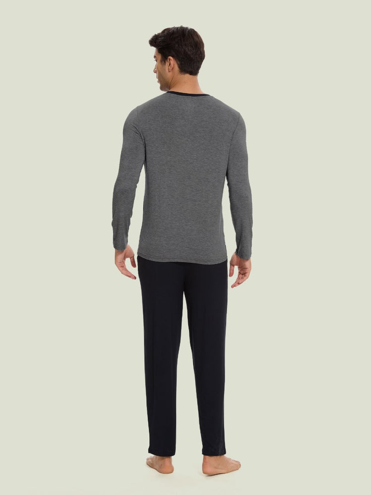 
                  
                    GYS Men's Henley Ease Two - Piece Lounge Set - GYS
                  
                