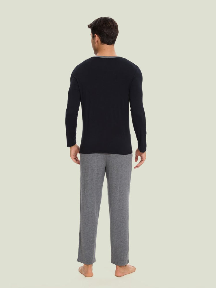 
                  
                    GYS Men's Henley Ease Two - Piece Lounge Set - GYS
                  
                