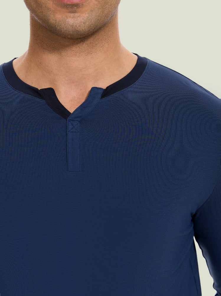 
                  
                    GYS Men's Henley Ease Two - Piece Lounge Set - GYS
                  
                