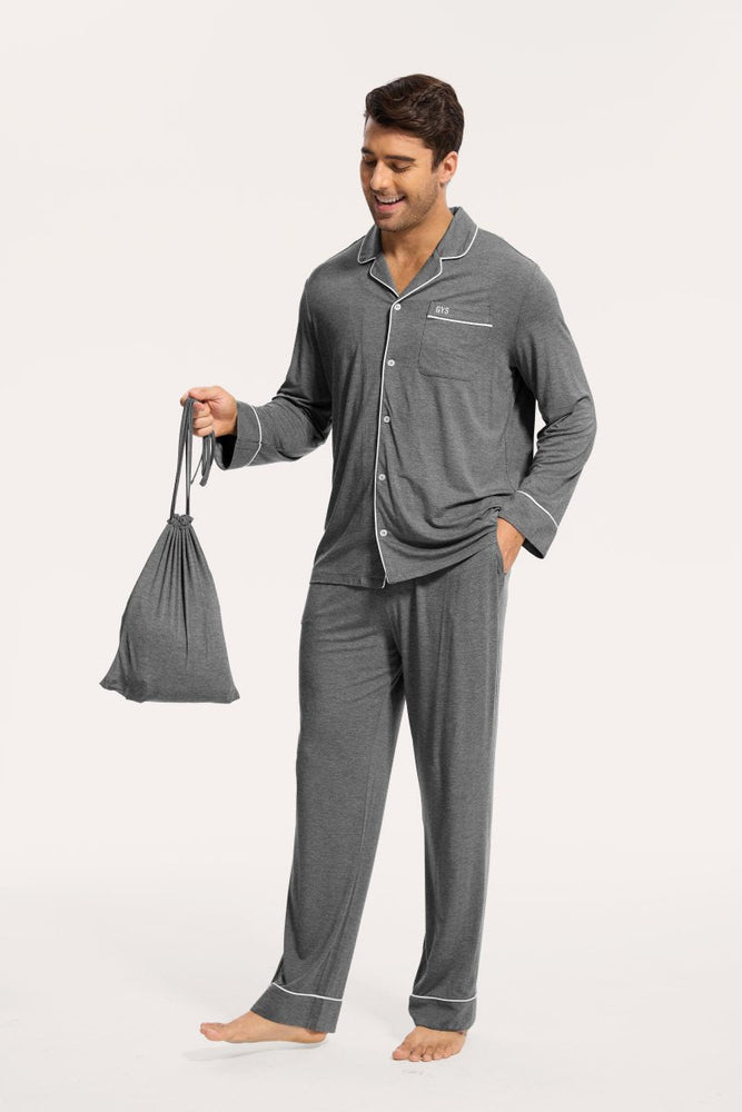 
                  
                    GYS Premium™ Bamboo Men Long Sleeve Pajama Sets - GYS
                  
                