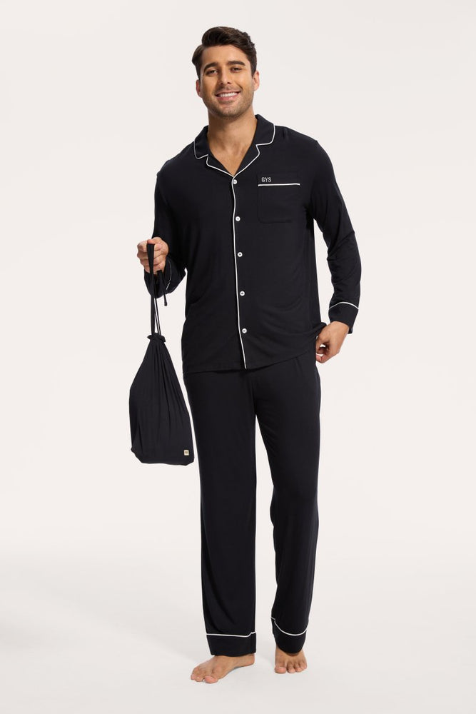 
                  
                    GYS Premium™ Bamboo Men Long Sleeve Pajama Sets - GYS
                  
                