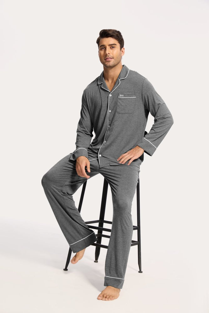
                  
                    GYS Premium™ Bamboo Men Long Sleeve Pajama Sets - GYS
                  
                