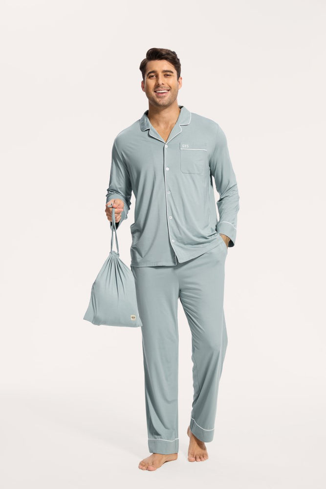 
                  
                    GYS Premium™ Bamboo Men Long Sleeve Pajama Sets - GYS
                  
                