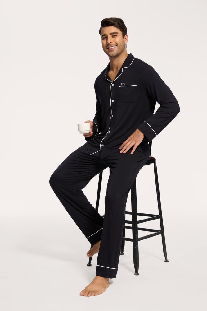 
                  
                    GYS Premium™ Bamboo Men Long Sleeve Pajama Sets - GYS
                  
                