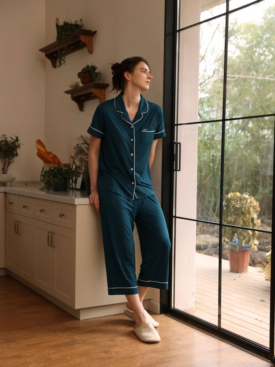 GYS Premium™ Bamboo Short Sleeve Capri Pajama Sets - GYS