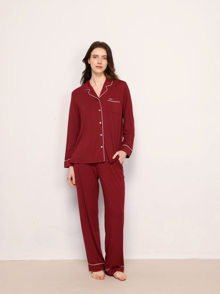 
                  
                    GYS Premium™ Bamboo Stretch - Knit Long Sleeve Pajama Set - GYS
                  
                