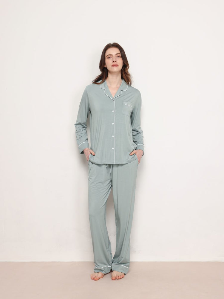 
                  
                    GYS Premium™ Bamboo Stretch - Knit Long Sleeve Pajama Set - GYS
                  
                