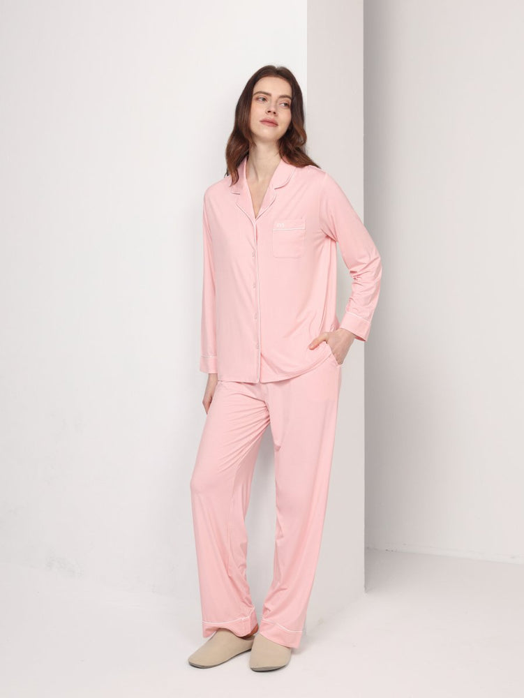 
                  
                    GYS Premium™ Bamboo Stretch - Knit Long Sleeve Pajama Set - GYS
                  
                