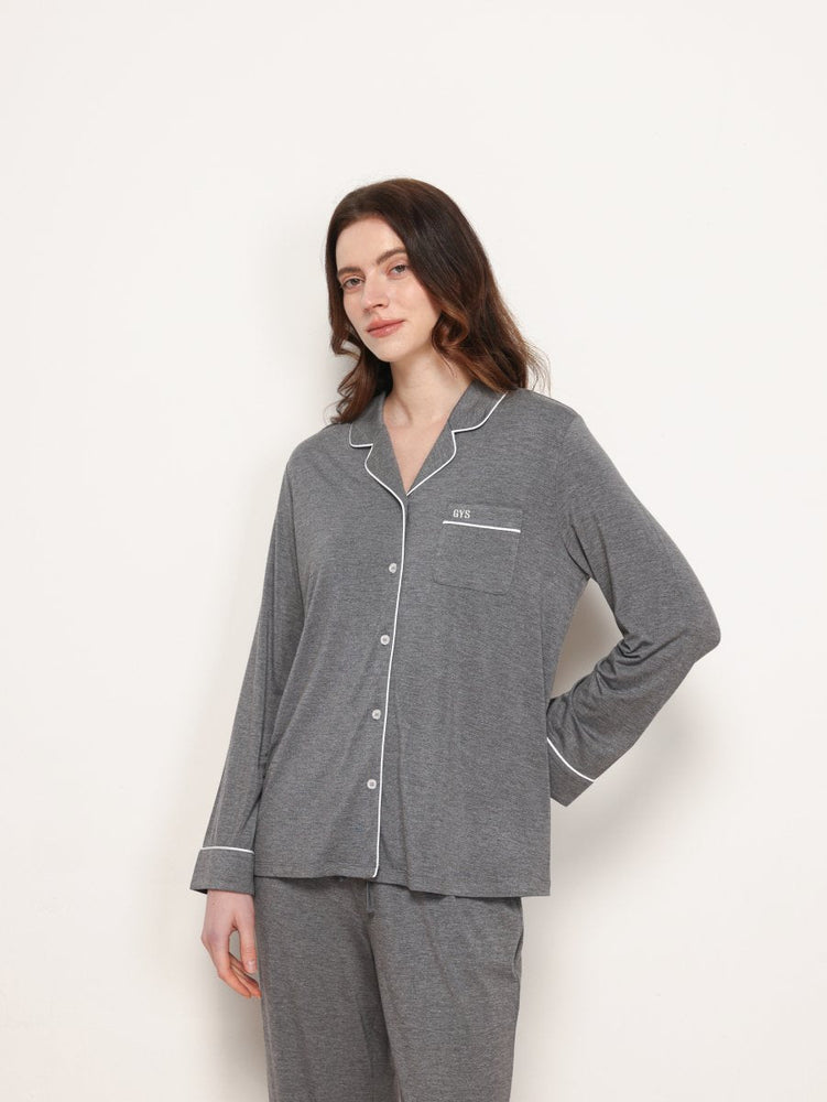 
                  
                    GYS Premium™ Bamboo Stretch - Knit Long Sleeve Pajama Set - GYS
                  
                