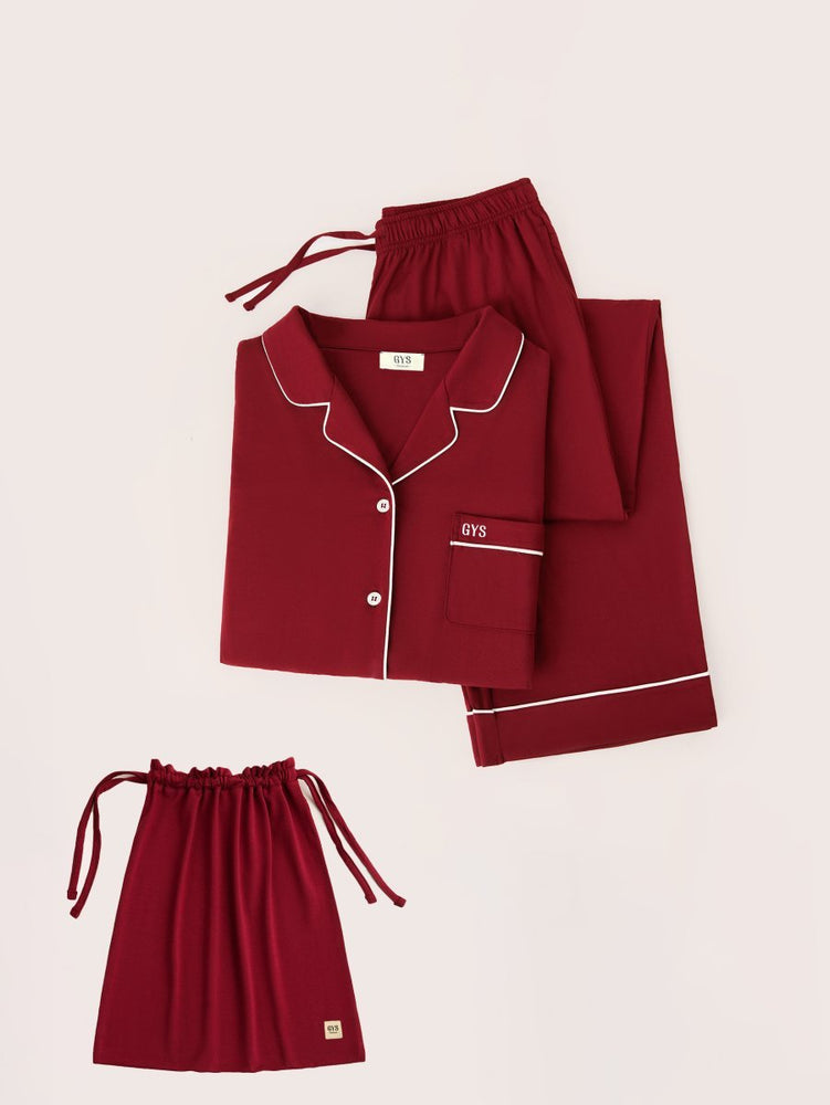 
                  
                    GYS Premium™ Bamboo Stretch - Knit Long Sleeve Pajama Set - GYS
                  
                