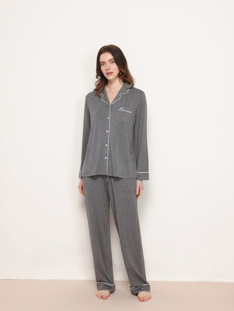 
                  
                    GYS Premium™ Bamboo Stretch - Knit Long Sleeve Pajama Set - GYS
                  
                