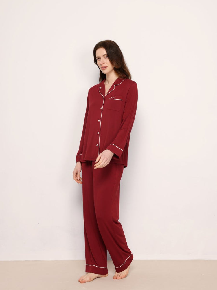 
                  
                    GYS Premium™ Bamboo Stretch - Knit Long Sleeve Pajama Set - GYS
                  
                