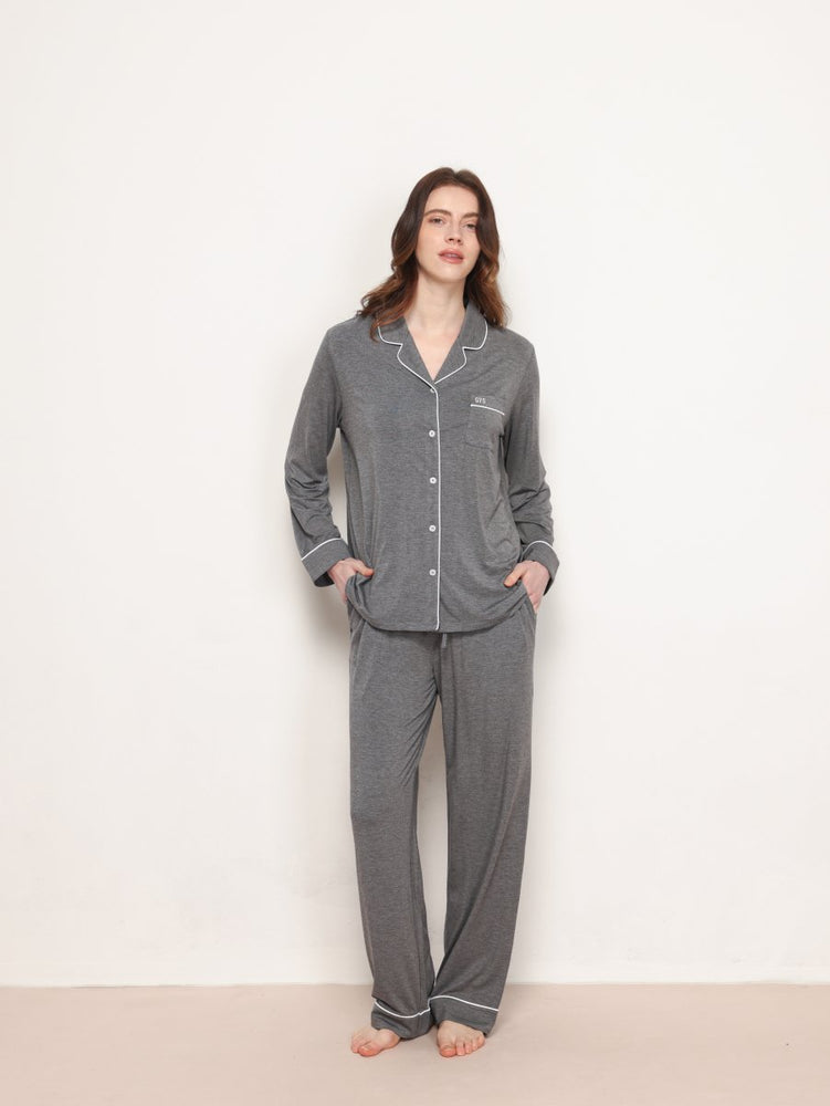 
                  
                    GYS Premium™ Bamboo Stretch - Knit Long Sleeve Pajama Set - GYS
                  
                